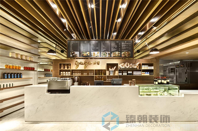 400平咖啡休閑館裝修設(shè)計案例