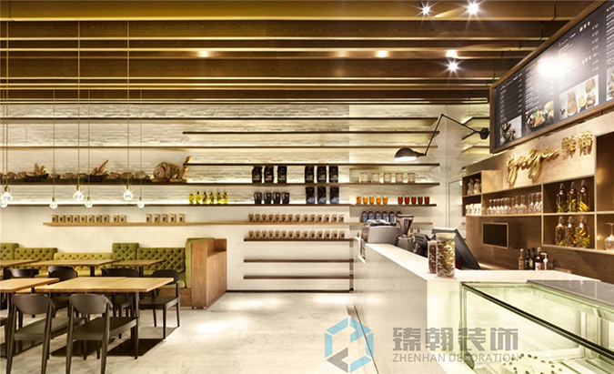 400平咖啡休閑館裝修設(shè)計案例