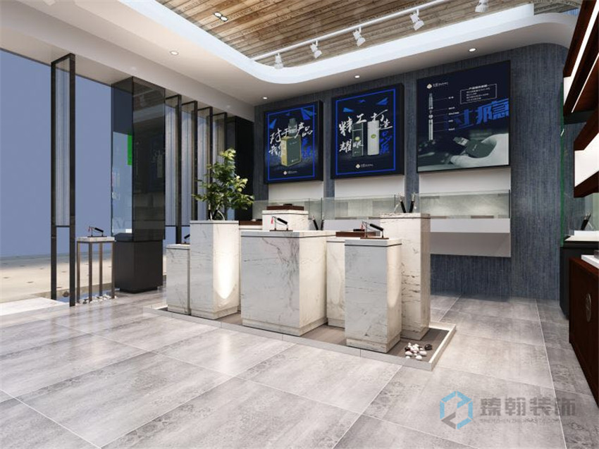 300㎡電子煙展示廳裝修設(shè)計(jì)