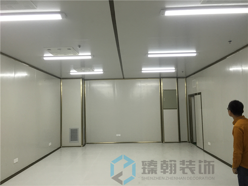 1200㎡沙井無塵廠房裝修