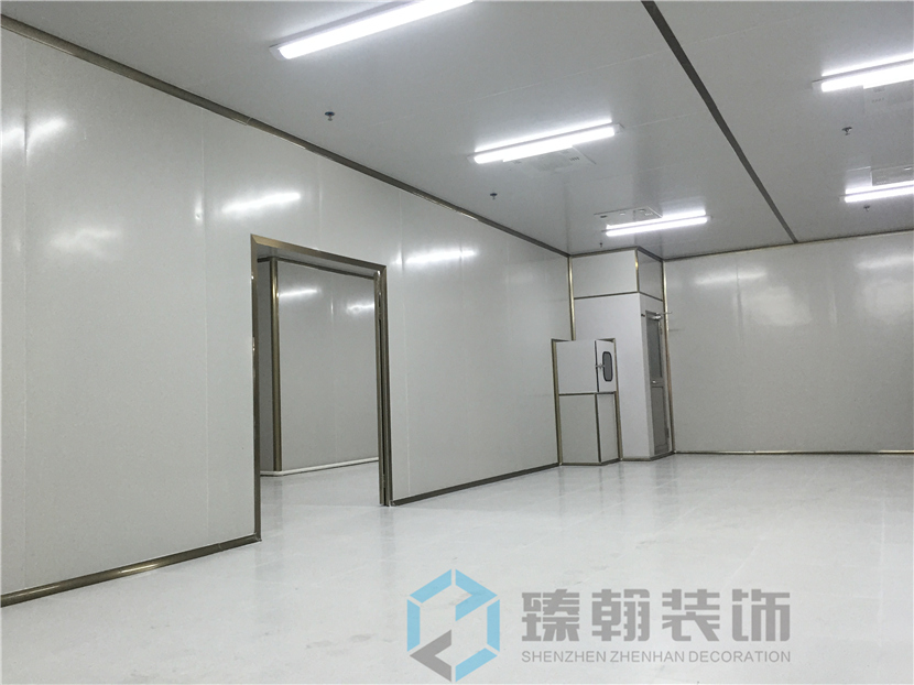 1200㎡沙井無(wú)塵廠房裝修