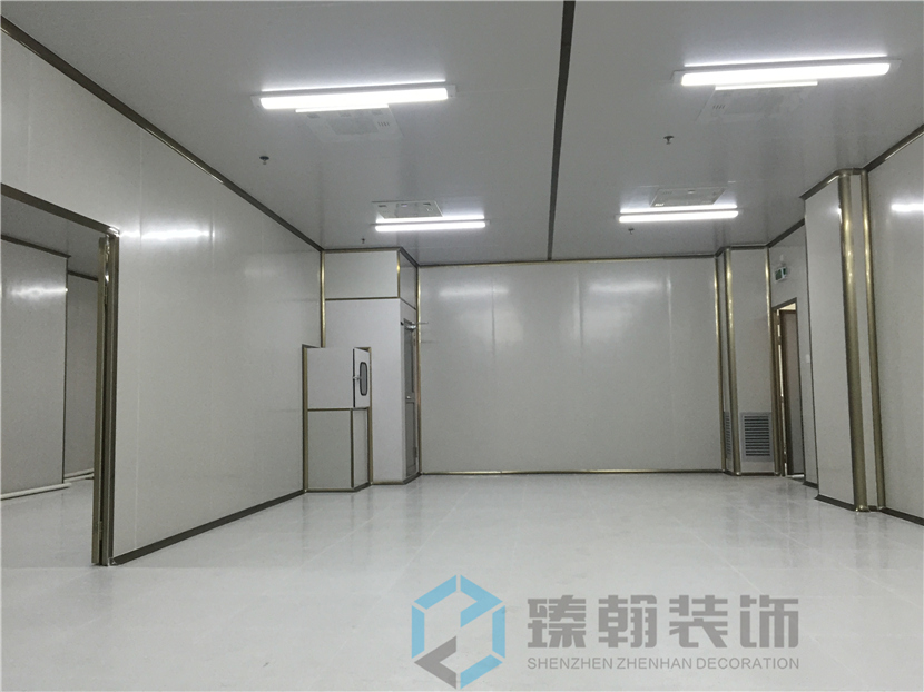 1200㎡沙井無塵廠房裝修