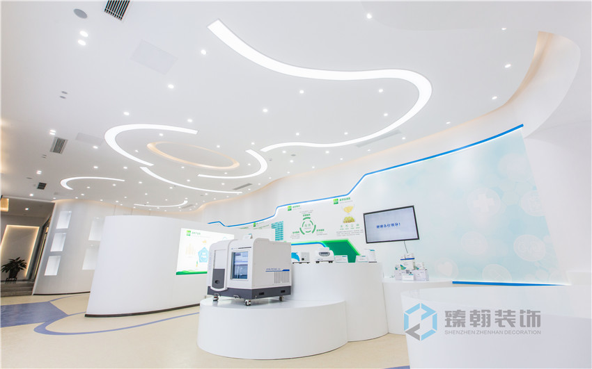 400㎡華因康展廳裝修設(shè)計(jì)