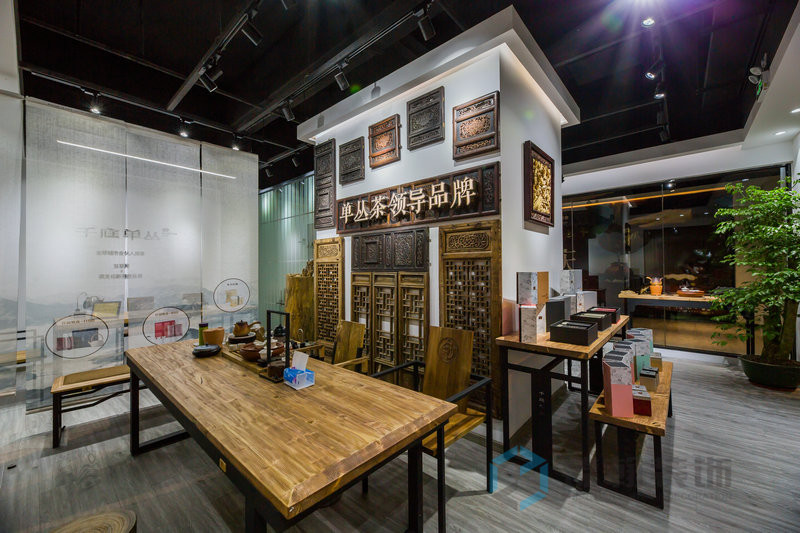 100平千庭單從店面裝修