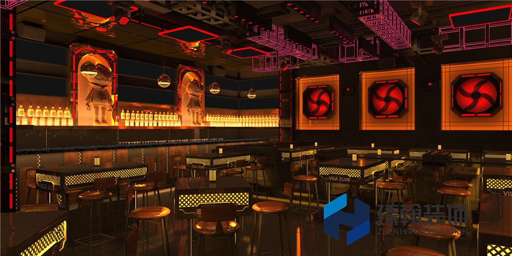 600㎡VILA CLUB 酒吧裝修設(shè)計(jì)