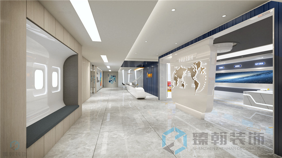 1000㎡眾騰物流展廳設(shè)計(jì)
