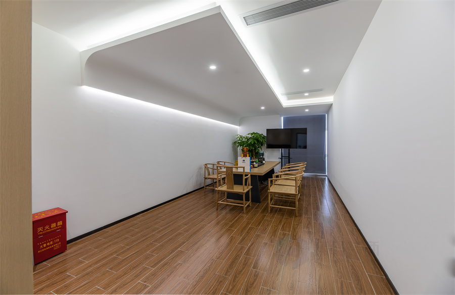 2000㎡創(chuàng)芯微辦公室展廳設計裝修