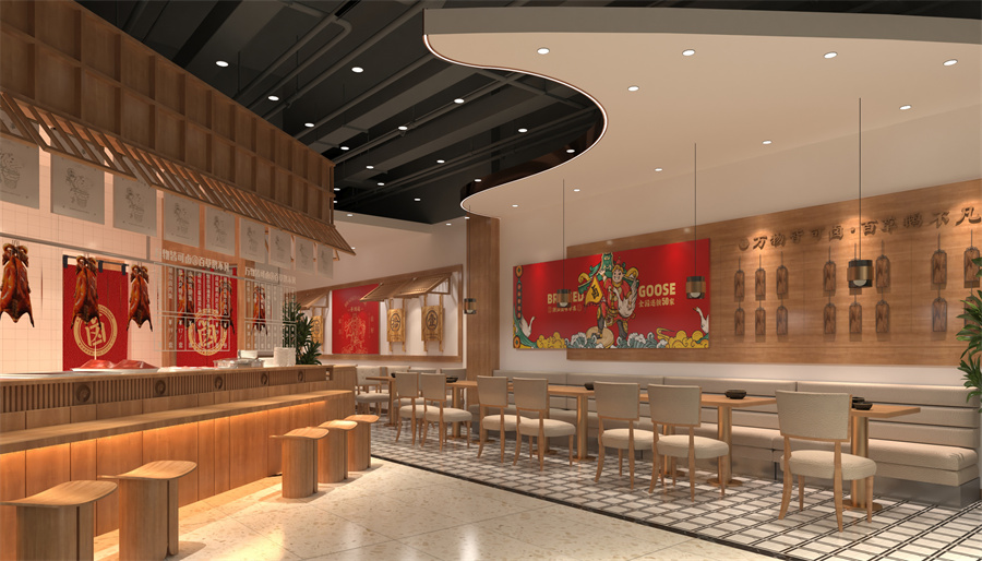 潮汕燒鵝店設(shè)計(jì)裝修